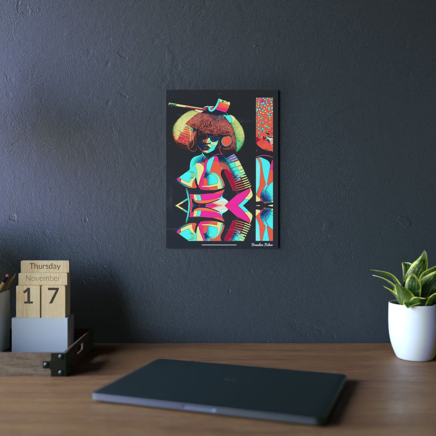 "Desejos" — Aluminum Art Panel