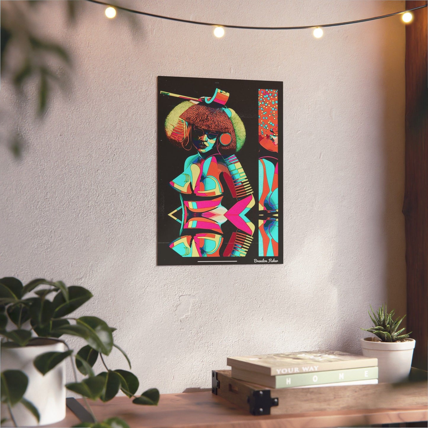 "Desejos" — Aluminum Art Panel