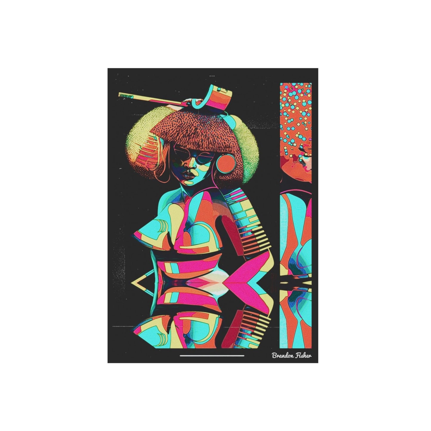 "Desejos" — Aluminum Art Panel