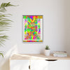 Tokyo Lights On Fire -  Framed Canvas Art