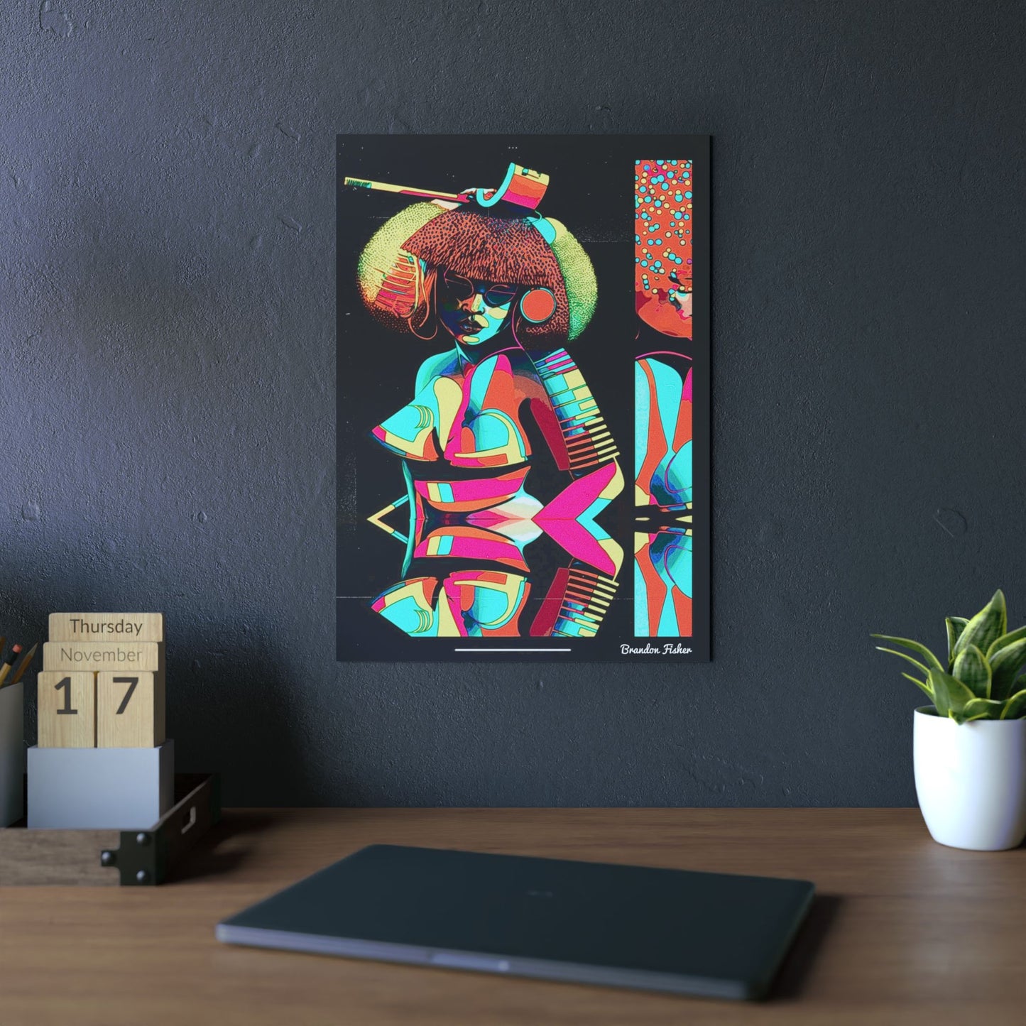 "Desejos" — Aluminum Art Panel