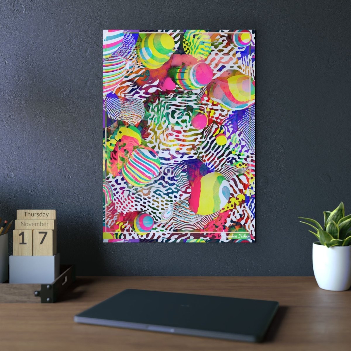 1980s Miami Vice — Aluminum Art Panel - Brandon Fisher Art