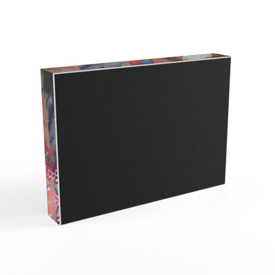 "Intertwined abstraction" - Acrylic Photo Block