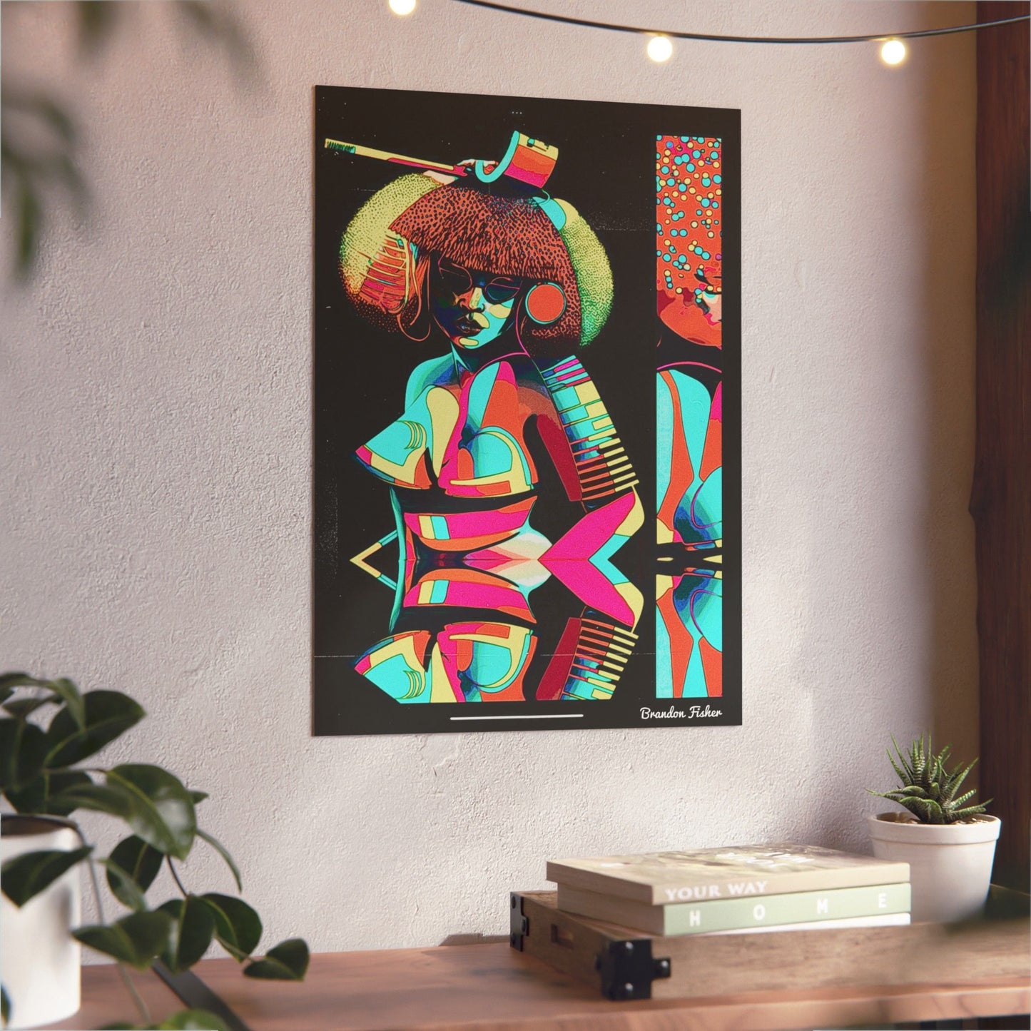 "Desejos" — Aluminum Art Panel