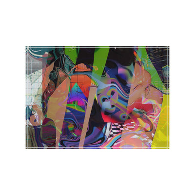 "Intertwined abstraction" - Acrylic Photo Block