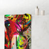"Red Dance Deliver" Luxurious Mink Cotton Beach Towel