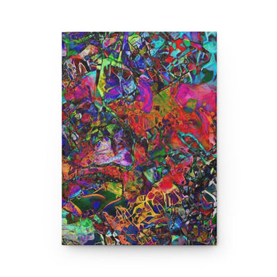 Abstraction of Time and Space Hardcover Journal Matte - Brandon Fisher Art
