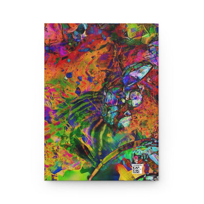 Abstraction of Time and Space Hardcover Journal Matte - Brandon Fisher Art