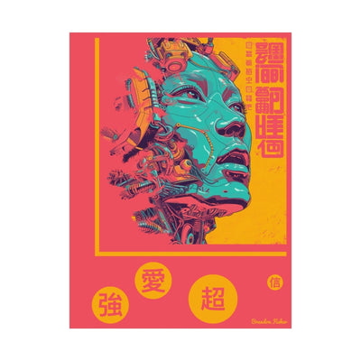 AI 86 - Vibrant Satin Poster - Brandon Fisher Art