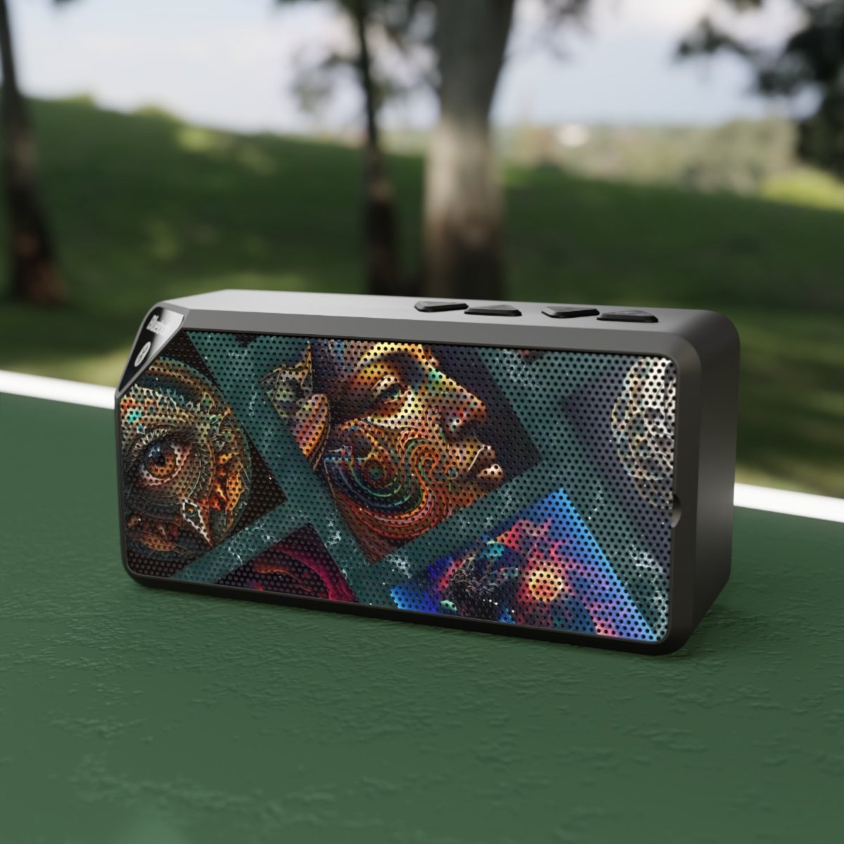Ayahuasca Visions Bluetooth Speaker - Brandon Fisher Art