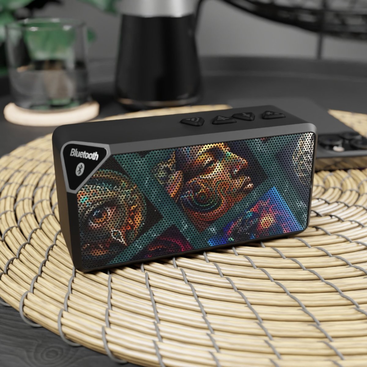 Ayahuasca Visions Bluetooth Speaker - Brandon Fisher Art