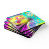 "Color Play" Cork Coaster Set - Brandon Fisher Art