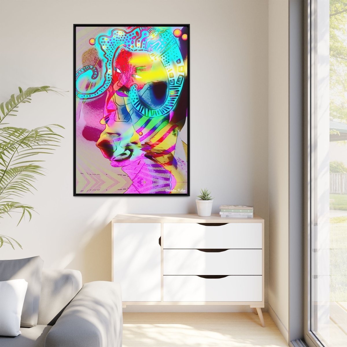 Eternal Change - Framed Canvas Art - Brandon Fisher Art