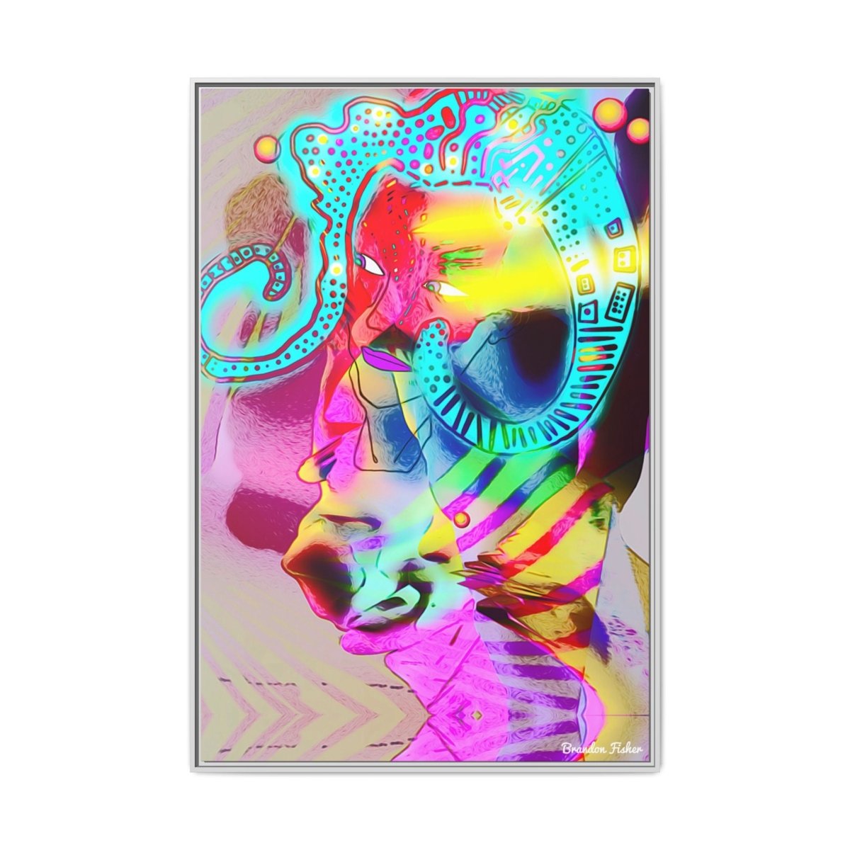 Eternal Change - Framed Canvas Art - Brandon Fisher Art