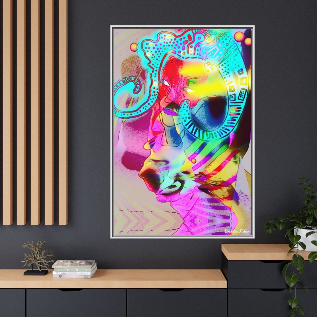 Eternal Change - Framed Canvas Art - Brandon Fisher Art