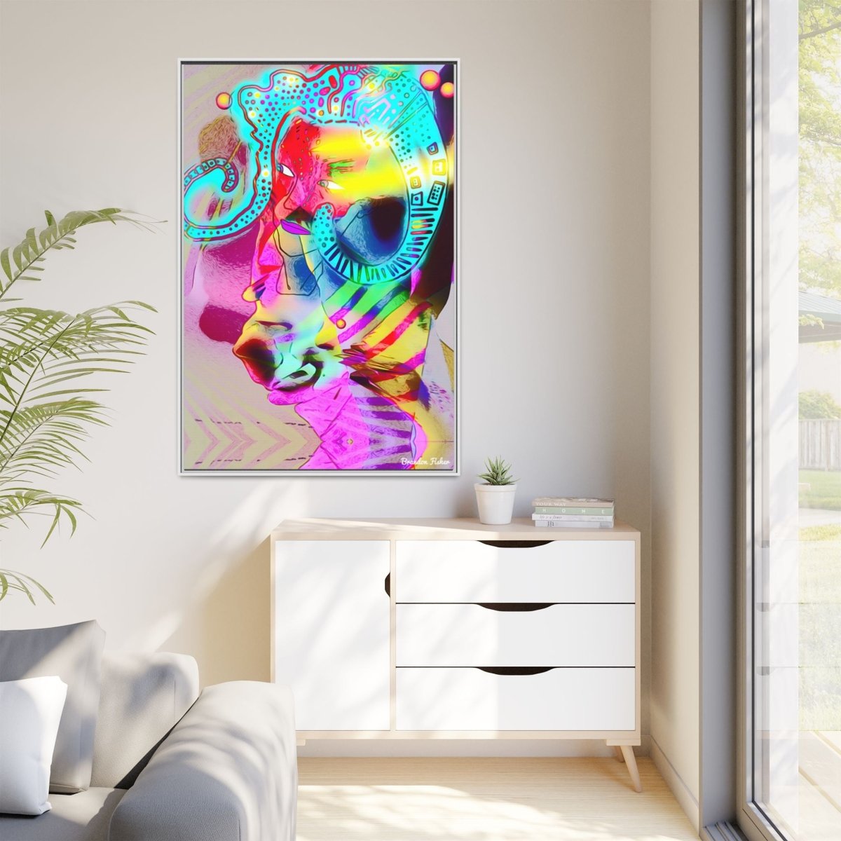 Eternal Change - Framed Canvas Art - Brandon Fisher Art