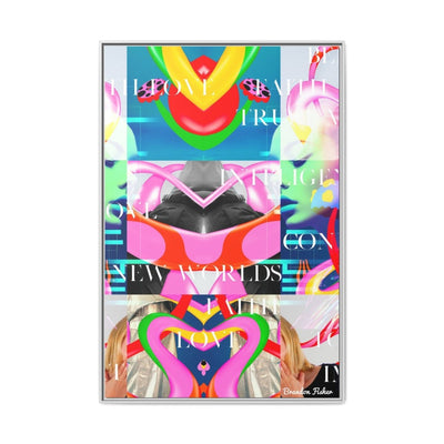 I Believe - Framed Canvas Art - Brandon Fisher Art