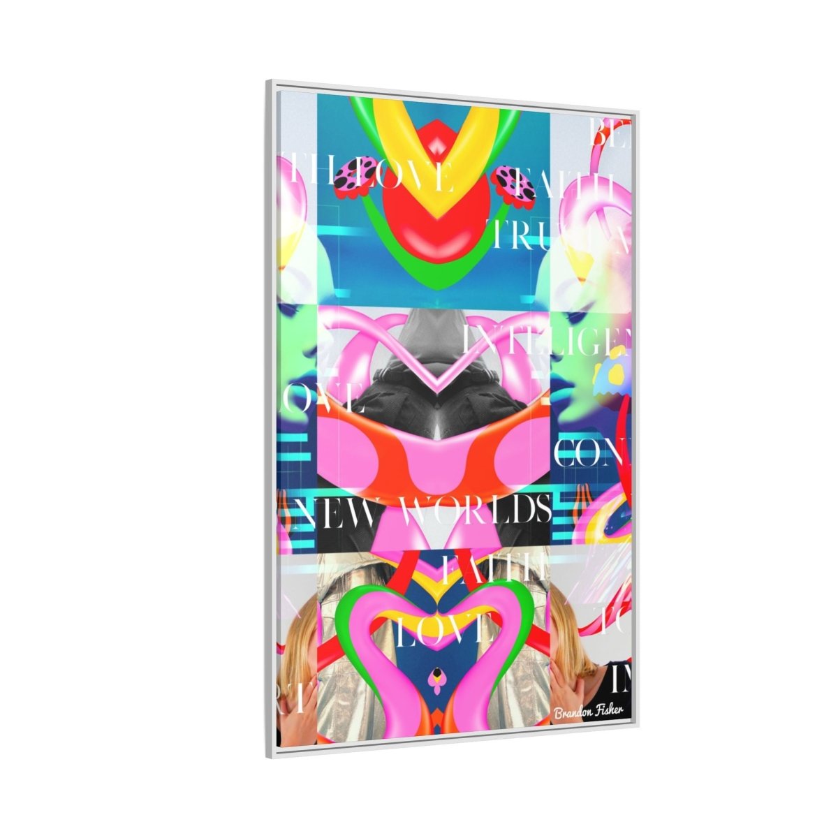 I Believe - Framed Canvas Art - Brandon Fisher Art