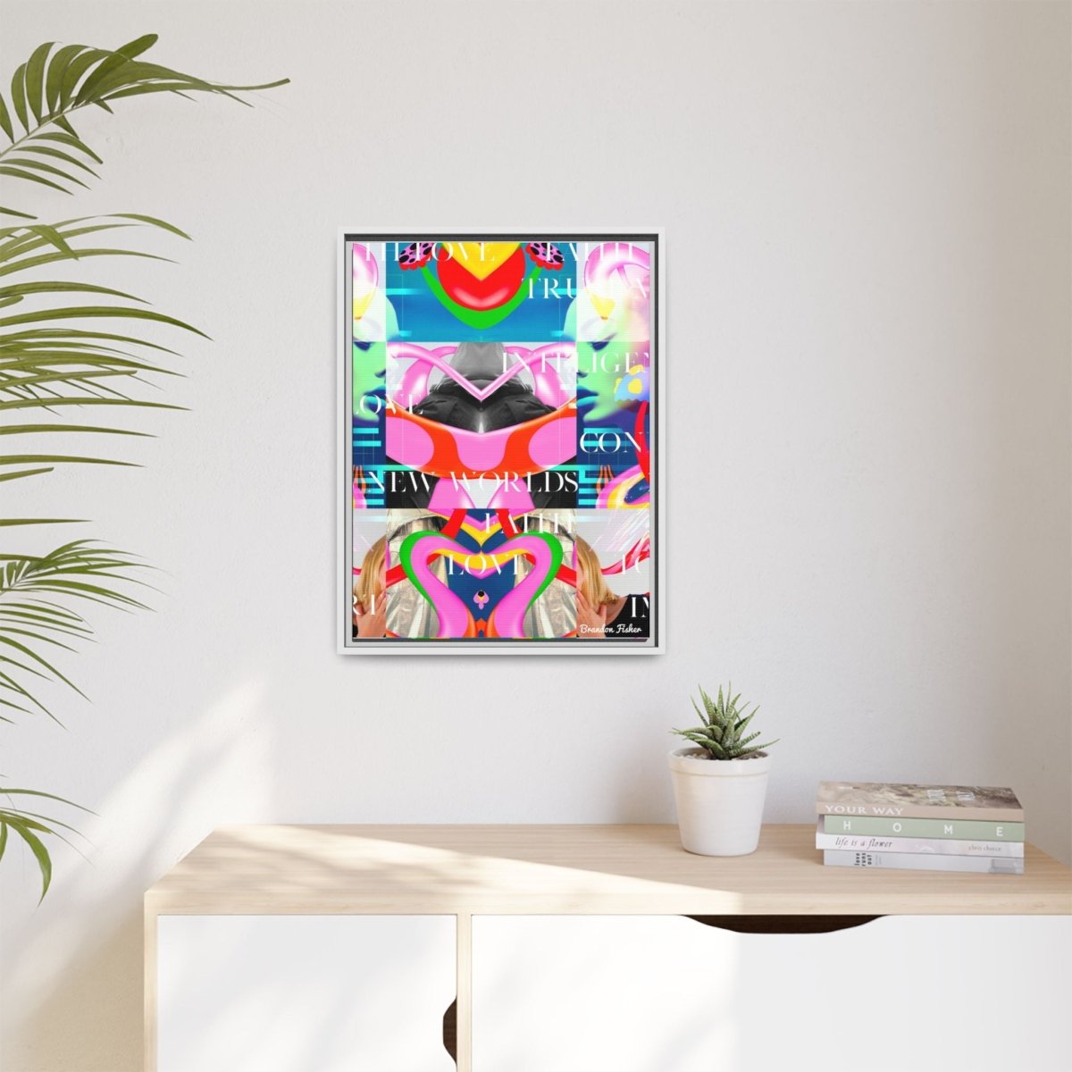 I Believe - Framed Canvas Art - Brandon Fisher Art