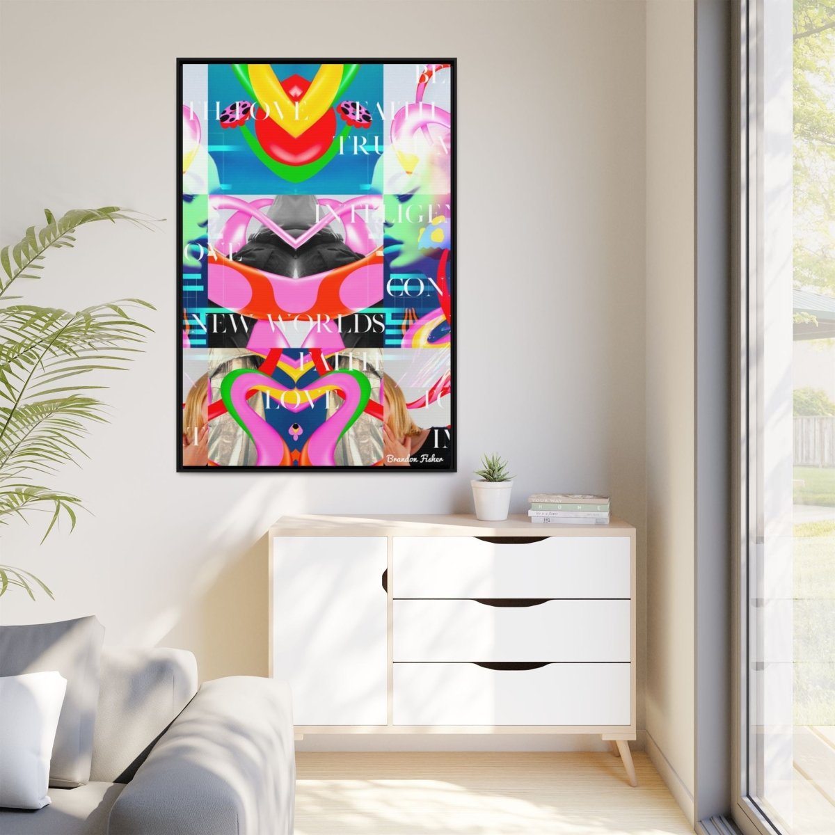 I Believe - Framed Canvas Art - Brandon Fisher Art