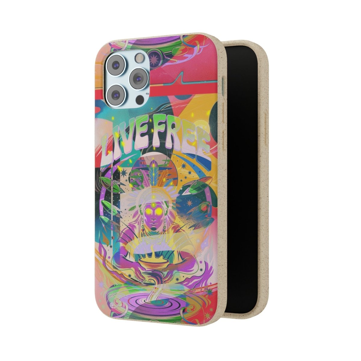 "Live Free" Eco Phone Case - Brandon Fisher Art