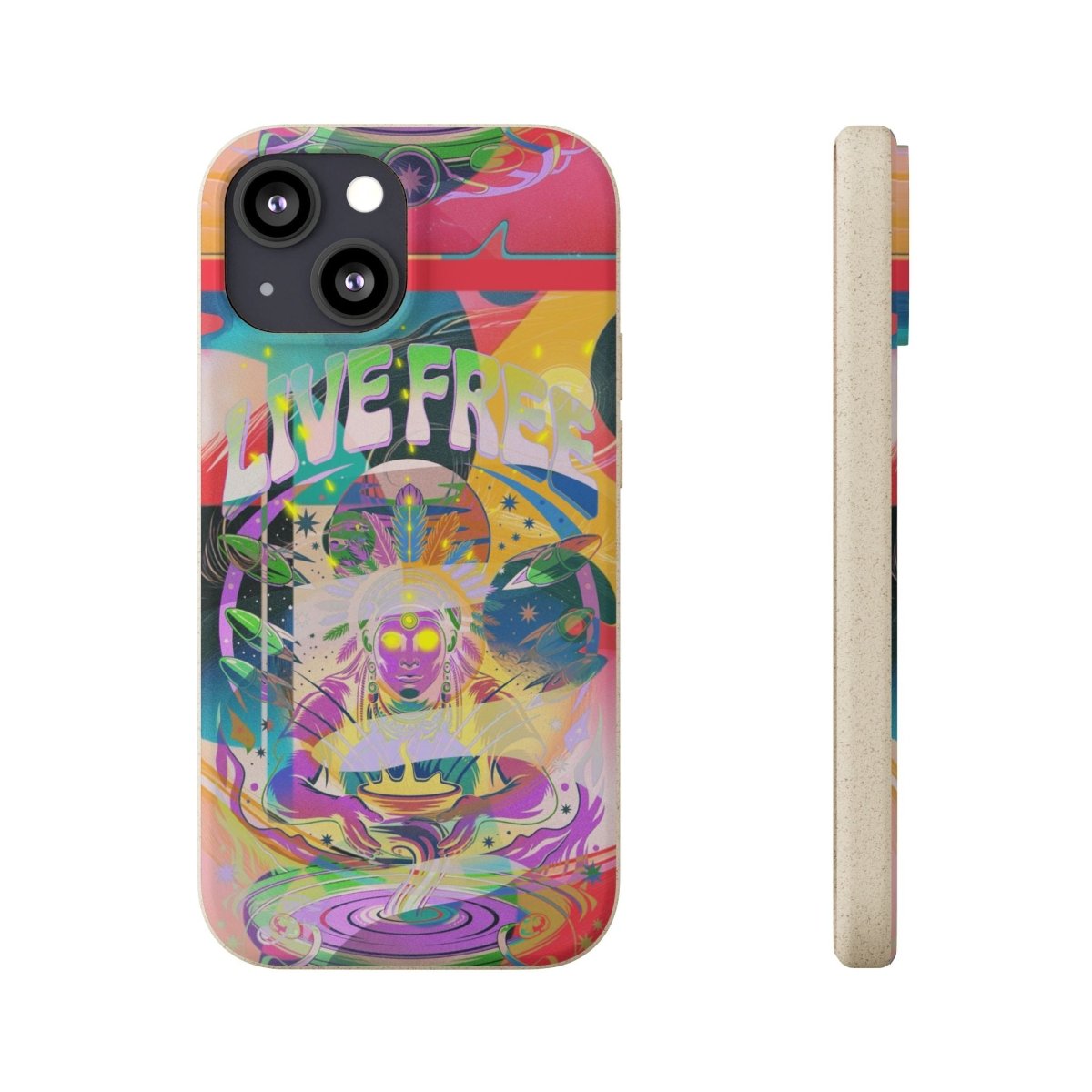 "Live Free" Eco Phone Case - Brandon Fisher Art