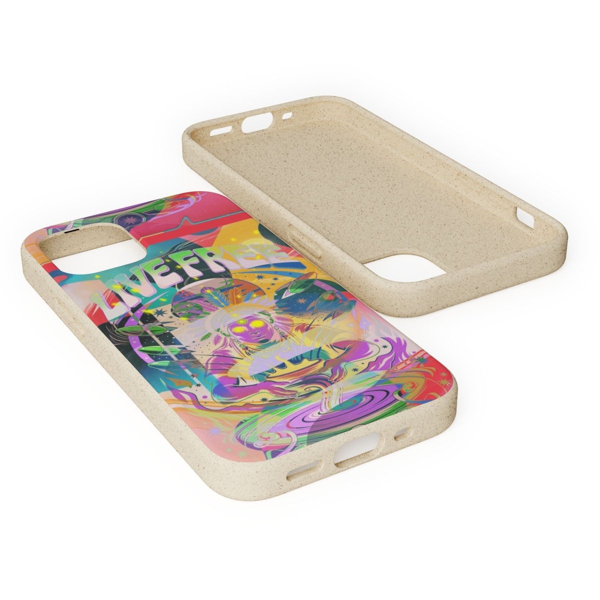 "Live Free" Eco Phone Case - Brandon Fisher Art