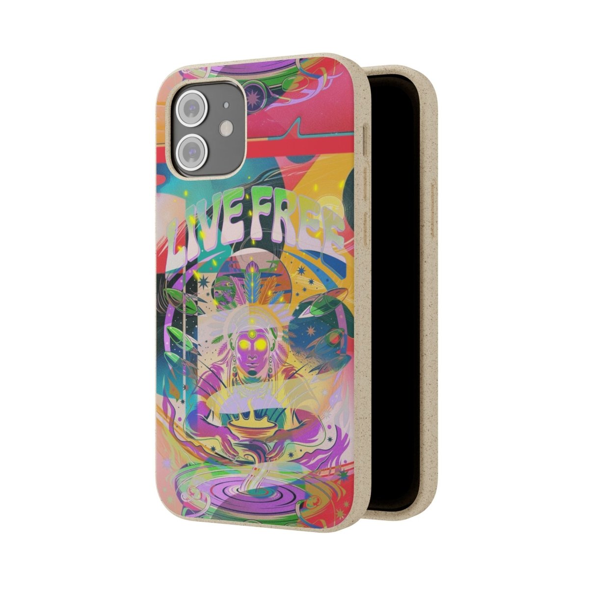 "Live Free" Eco Phone Case - Brandon Fisher Art