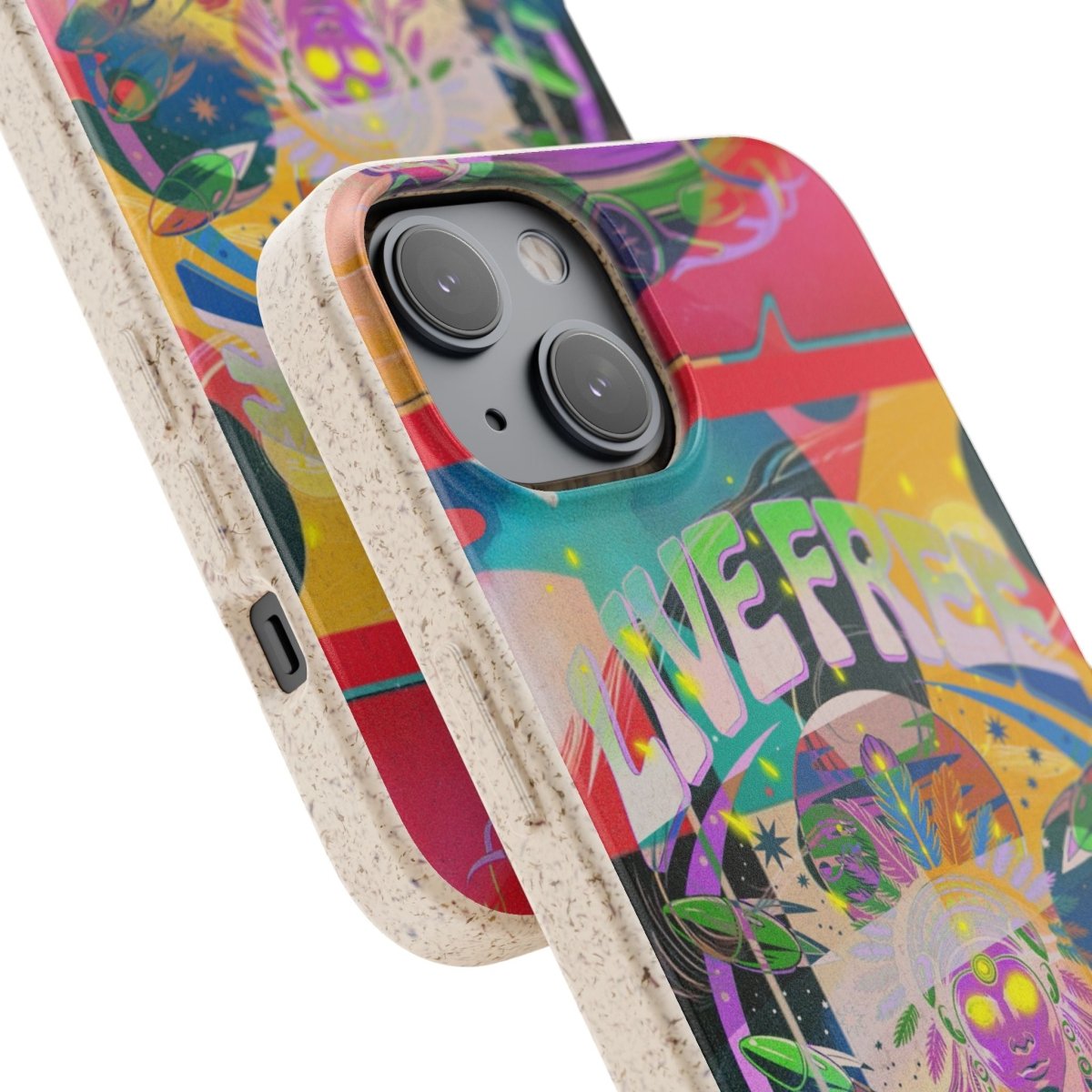 "Live Free" Eco Phone Case - Brandon Fisher Art