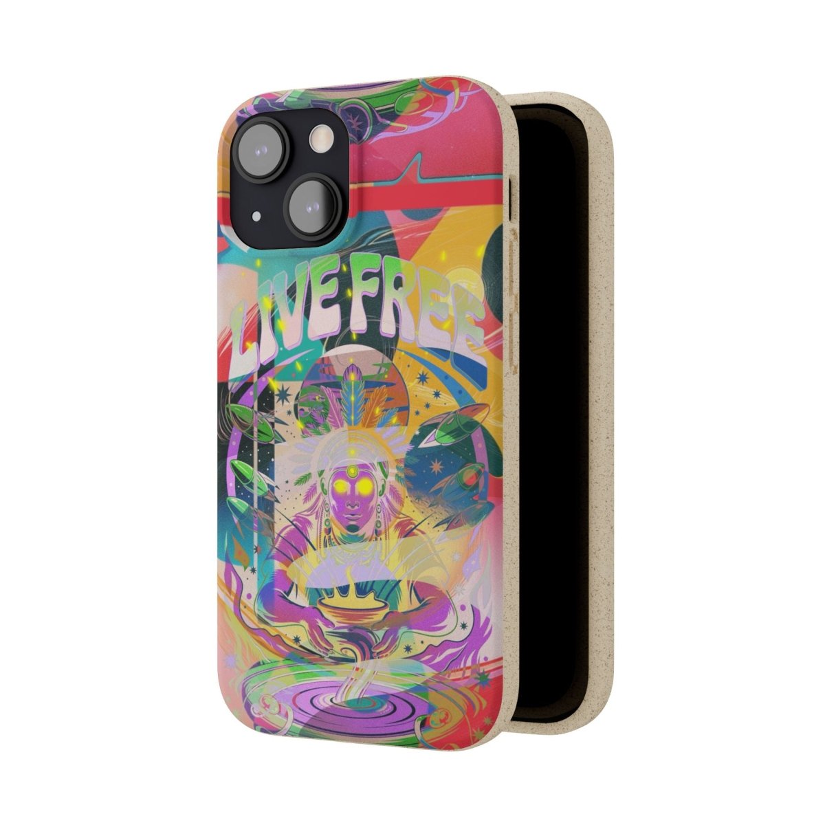"Live Free" Eco Phone Case - Brandon Fisher Art