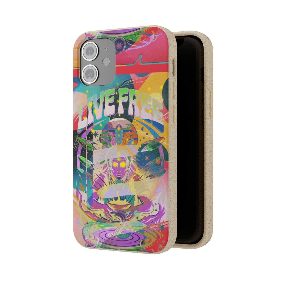 "Live Free" Eco Phone Case - Brandon Fisher Art