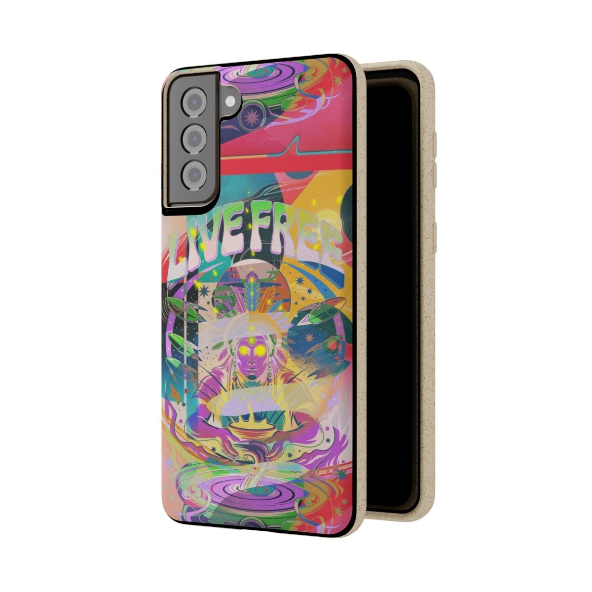 "Live Free" Eco Phone Case - Brandon Fisher Art