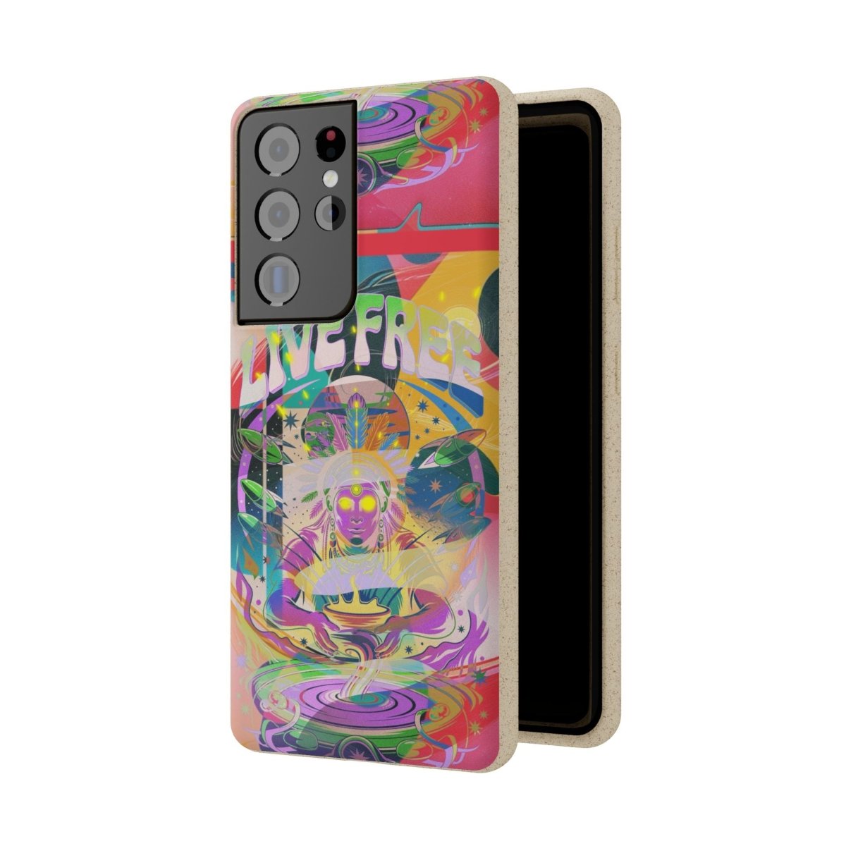 "Live Free" Eco Phone Case - Brandon Fisher Art