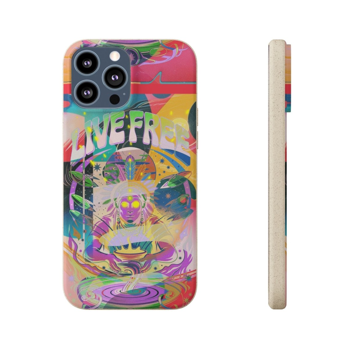 "Live Free" Eco Phone Case - Brandon Fisher Art