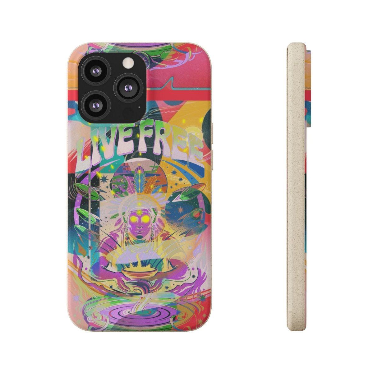 "Live Free" Eco Phone Case - Brandon Fisher Art