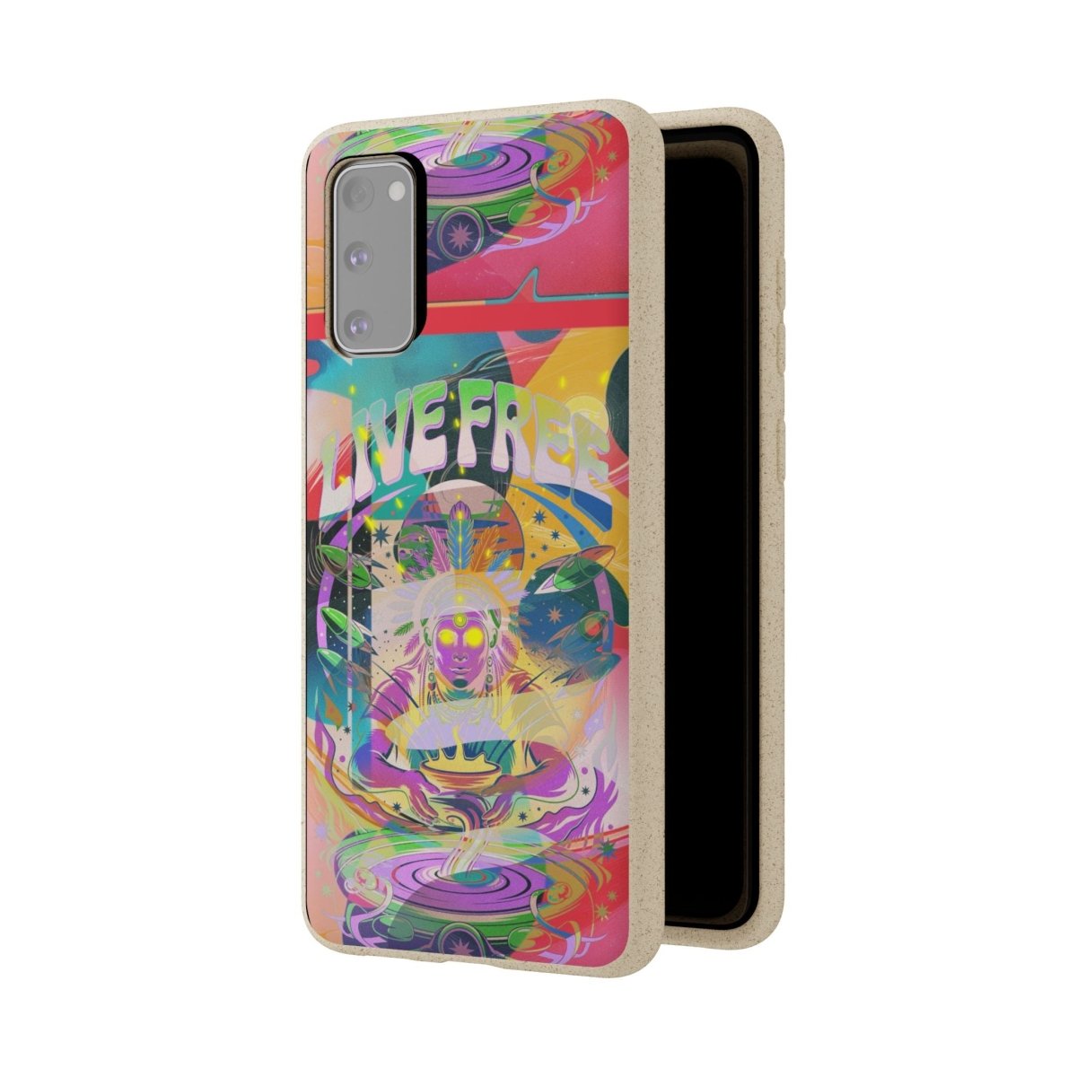 "Live Free" Eco Phone Case - Brandon Fisher Art