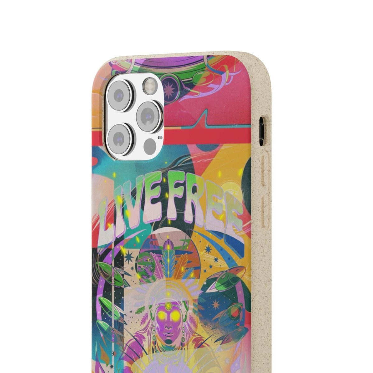 "Live Free" Eco Phone Case - Brandon Fisher Art