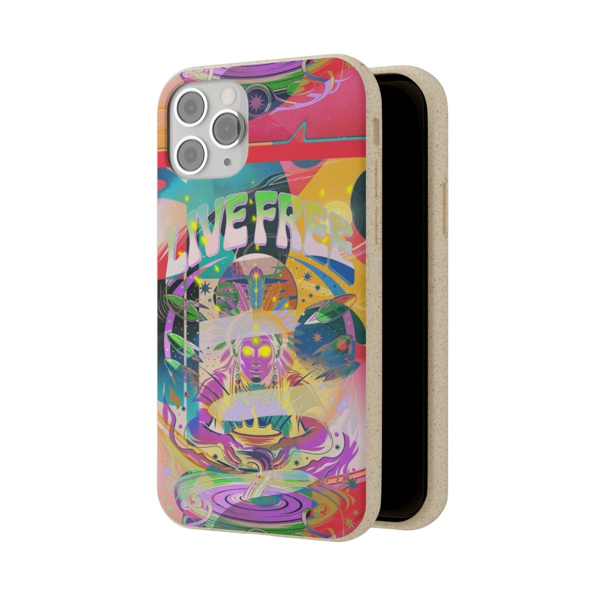 "Live Free" Eco Phone Case - Brandon Fisher Art