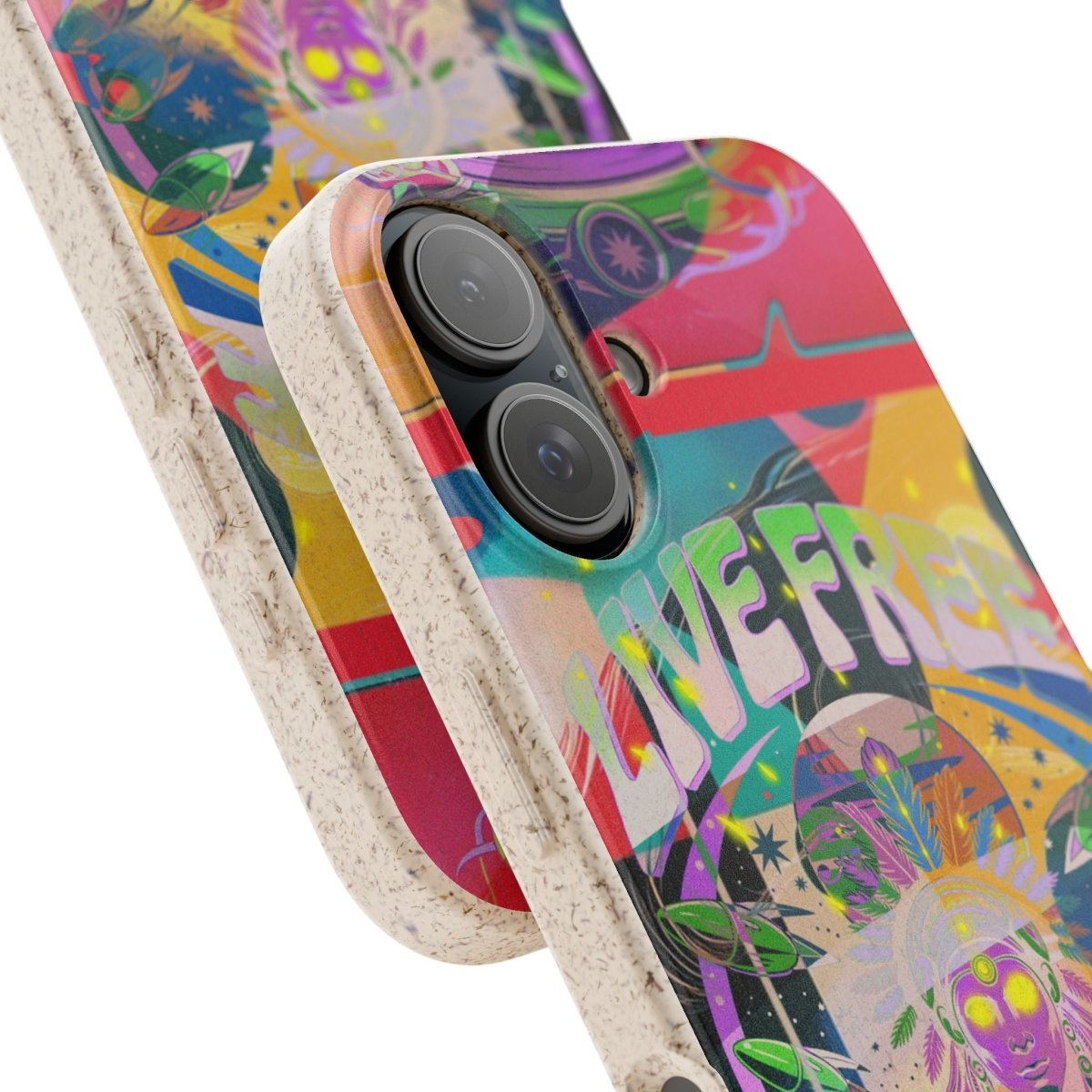 "Live Free" Eco Phone Case - Brandon Fisher Art