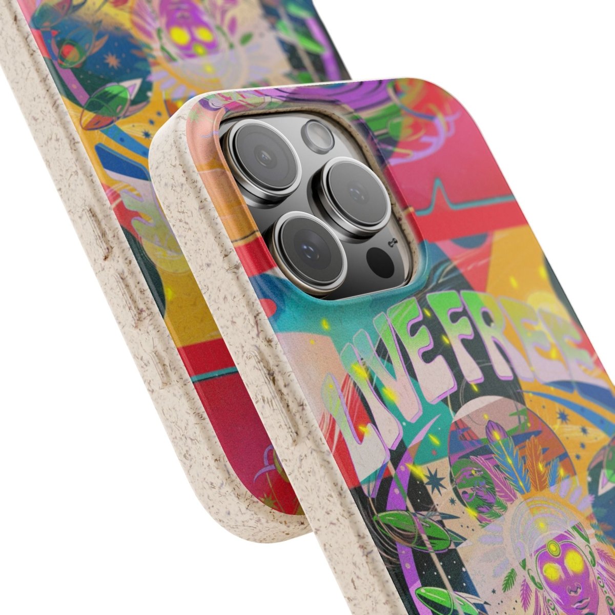 "Live Free" Eco Phone Case - Brandon Fisher Art