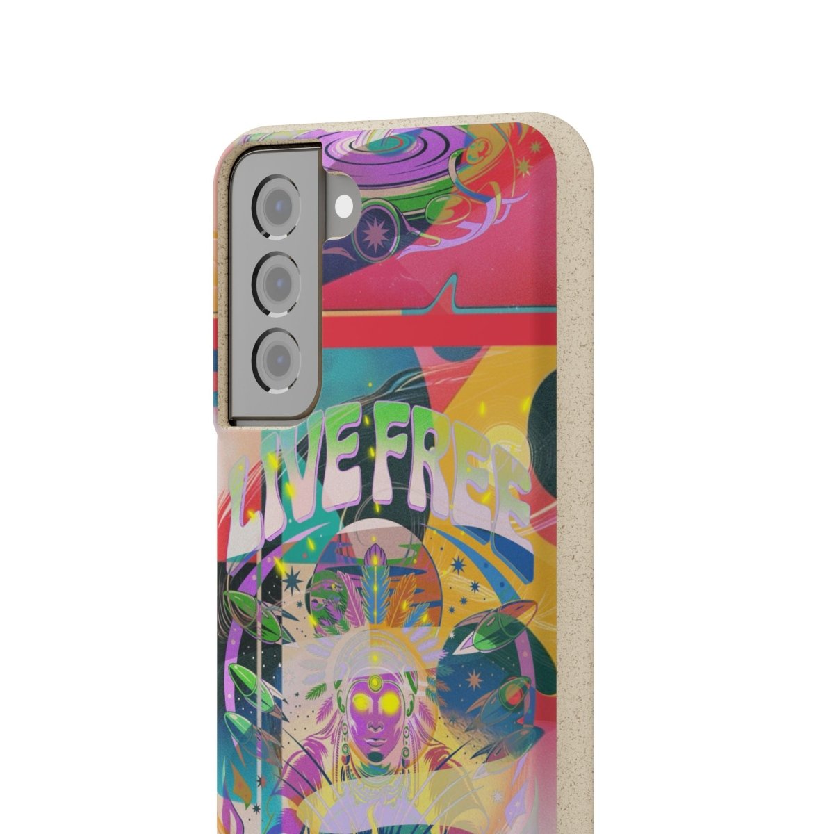 "Live Free" Eco Phone Case - Brandon Fisher Art