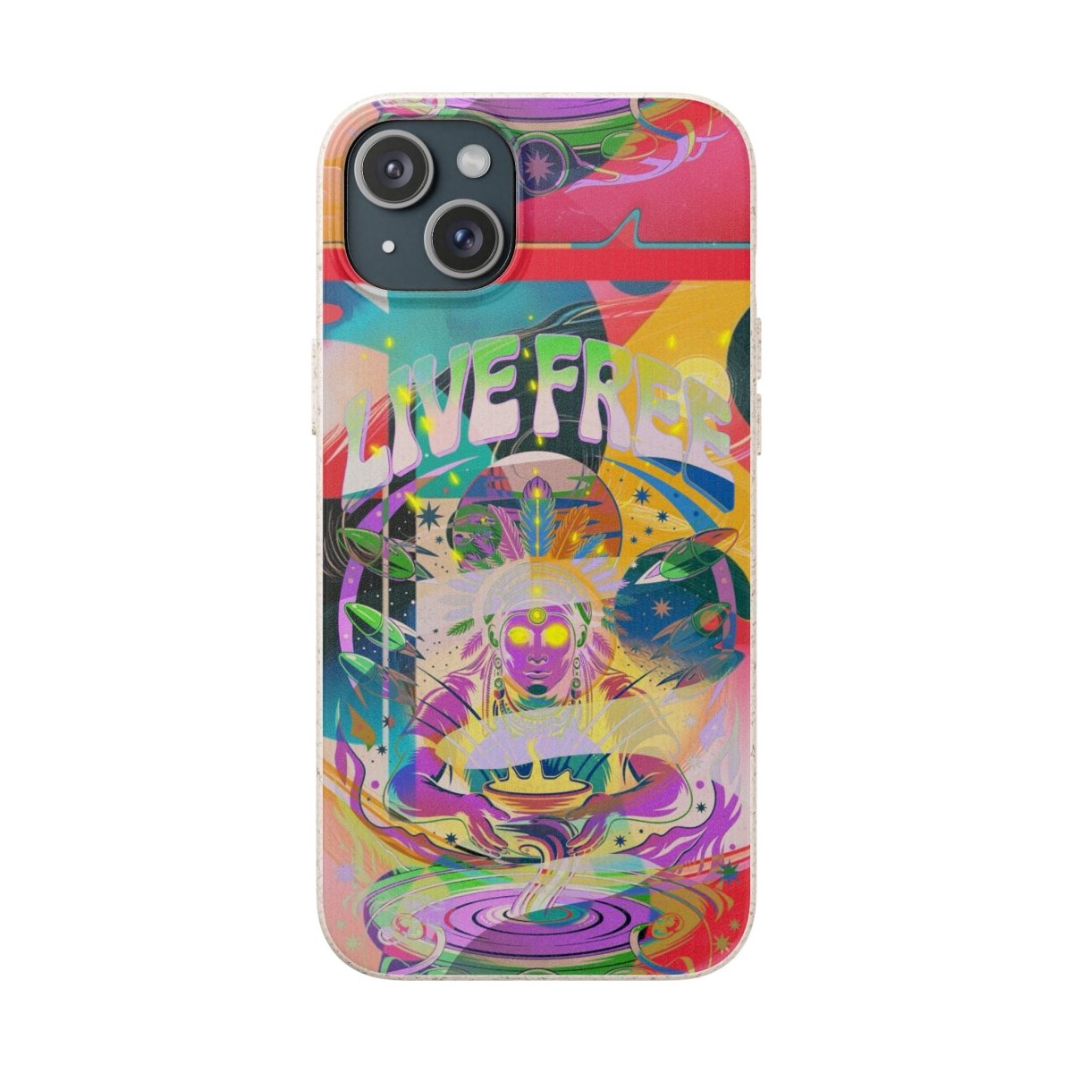 "Live Free" Eco Phone Case - Brandon Fisher Art