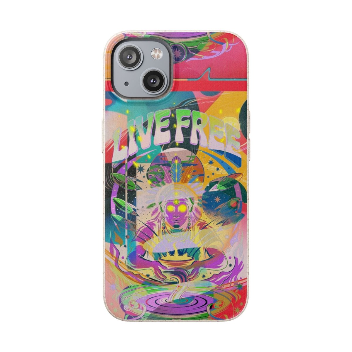 "Live Free" Eco Phone Case - Brandon Fisher Art