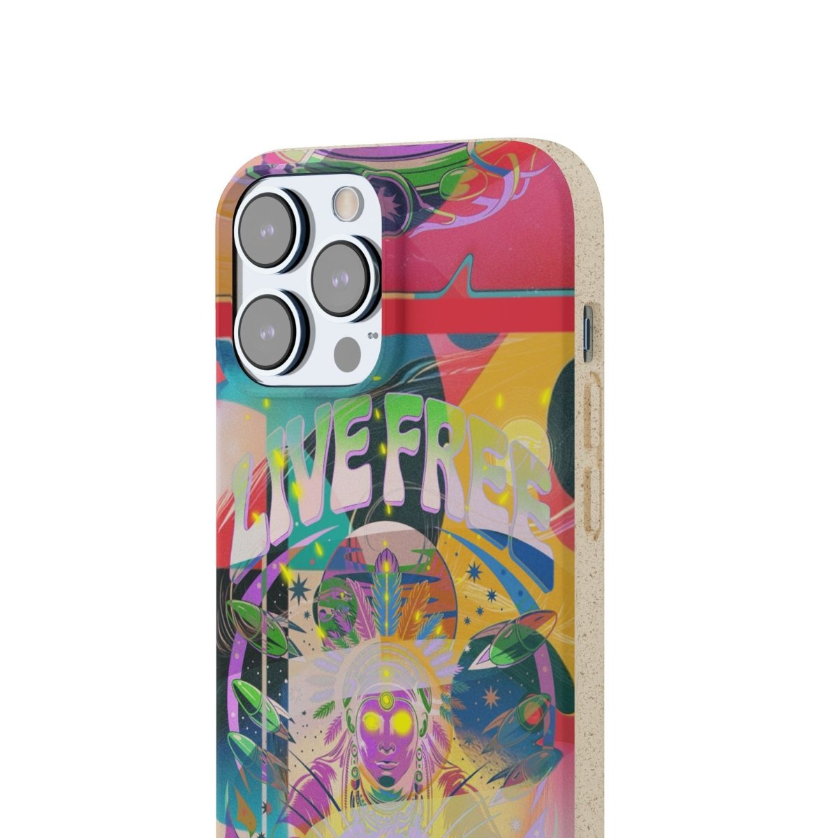 "Live Free" Eco Phone Case - Brandon Fisher Art
