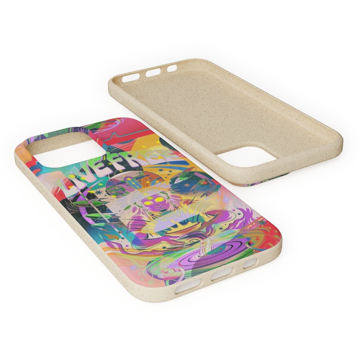 "Live Free" Eco Phone Case - Brandon Fisher Art