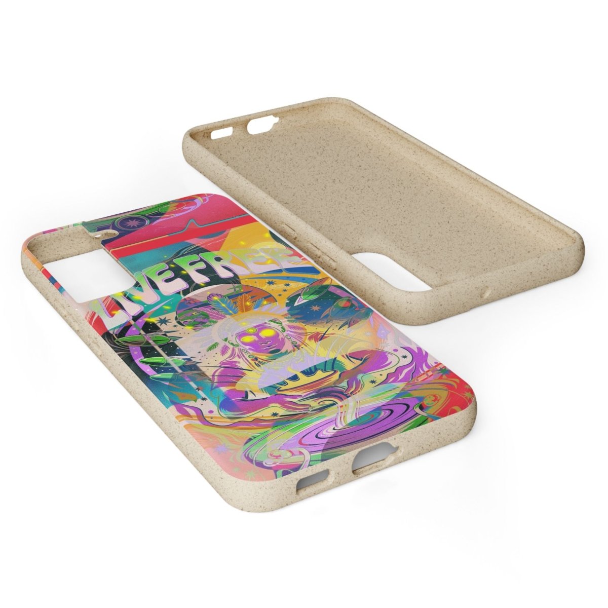 "Live Free" Eco Phone Case - Brandon Fisher Art