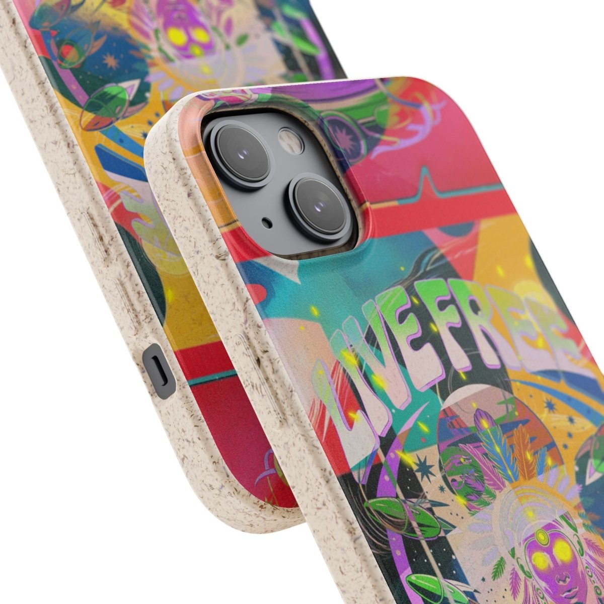"Live Free" Eco Phone Case - Brandon Fisher Art