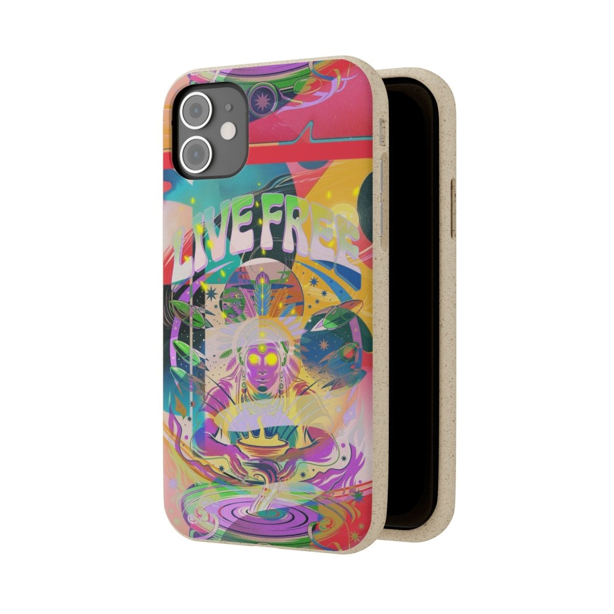 "Live Free" Eco Phone Case - Brandon Fisher Art