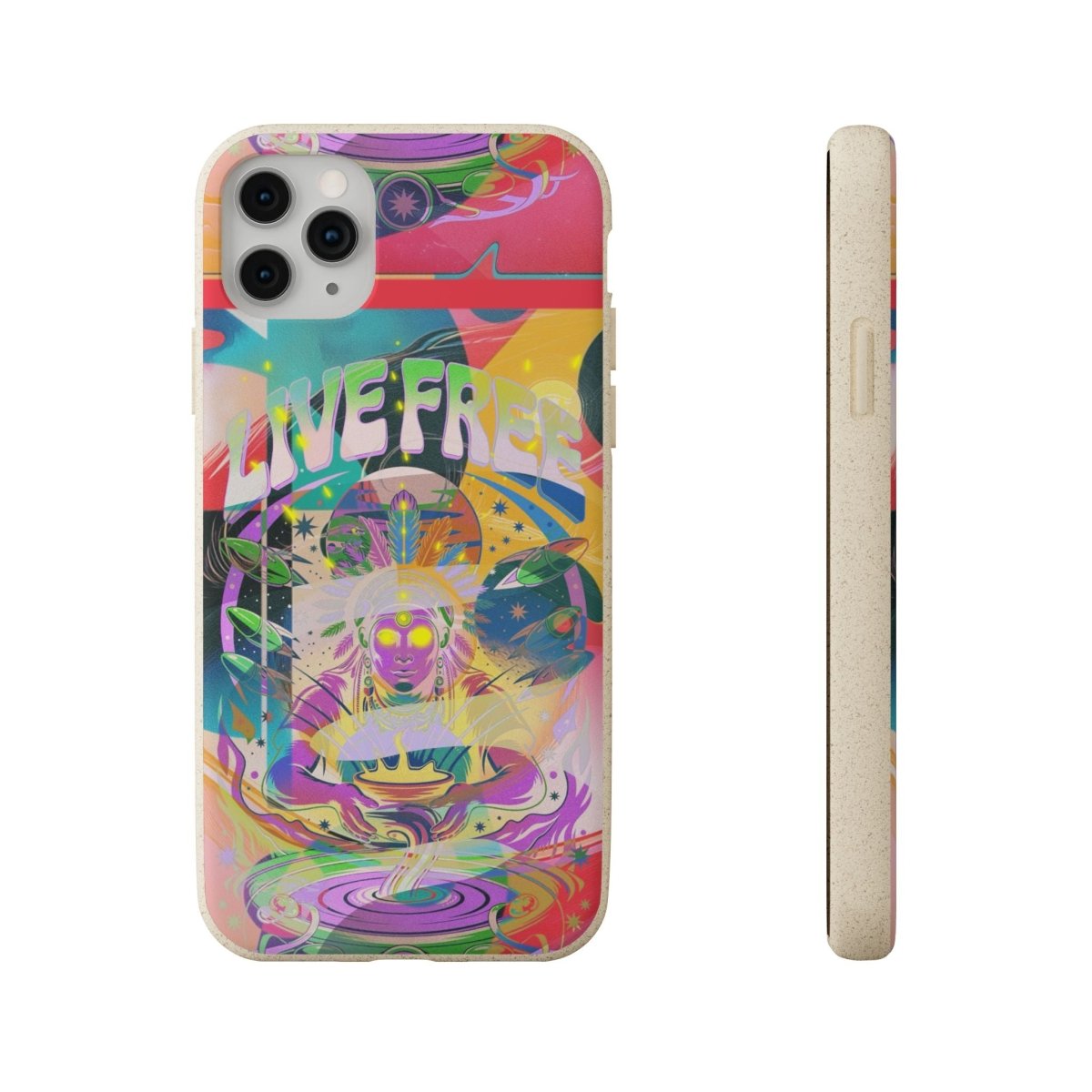 "Live Free" Eco Phone Case - Brandon Fisher Art