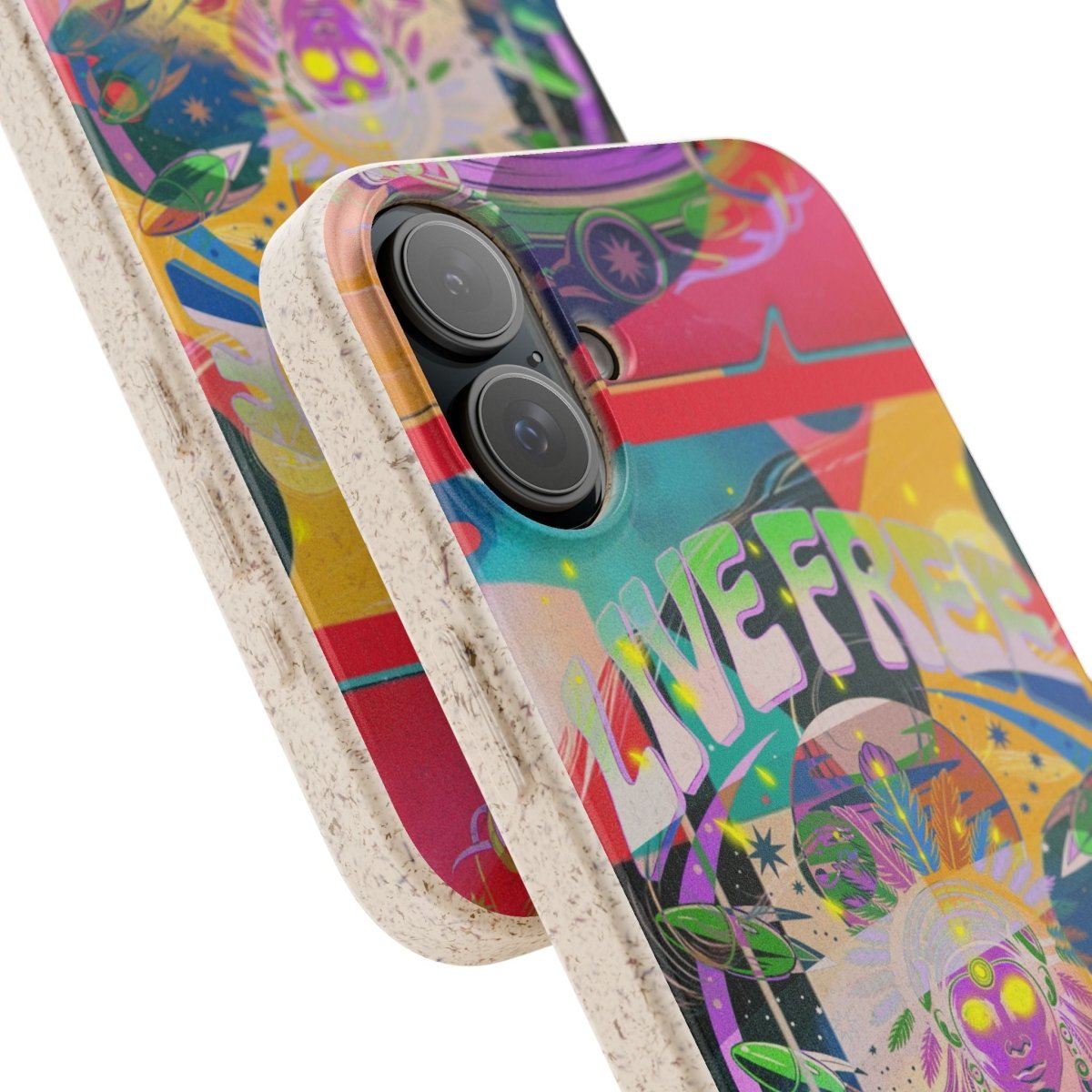 "Live Free" Eco Phone Case - Brandon Fisher Art